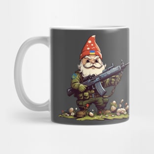 Military Gnome Ukraine Mug